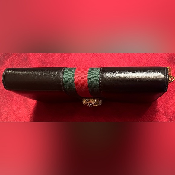 Gucci Rajah TigerHead Zip Around Wallet, Black - Picture 4 of 10